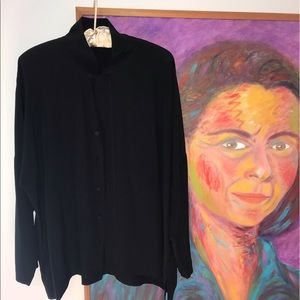 Eskandar silk blouse